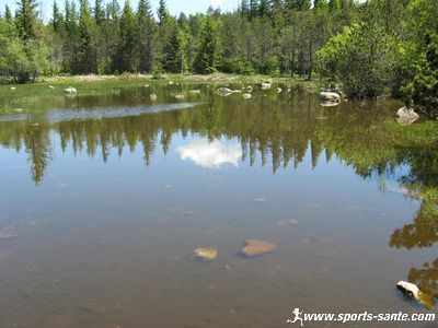 Photo de lacs de ruissellement